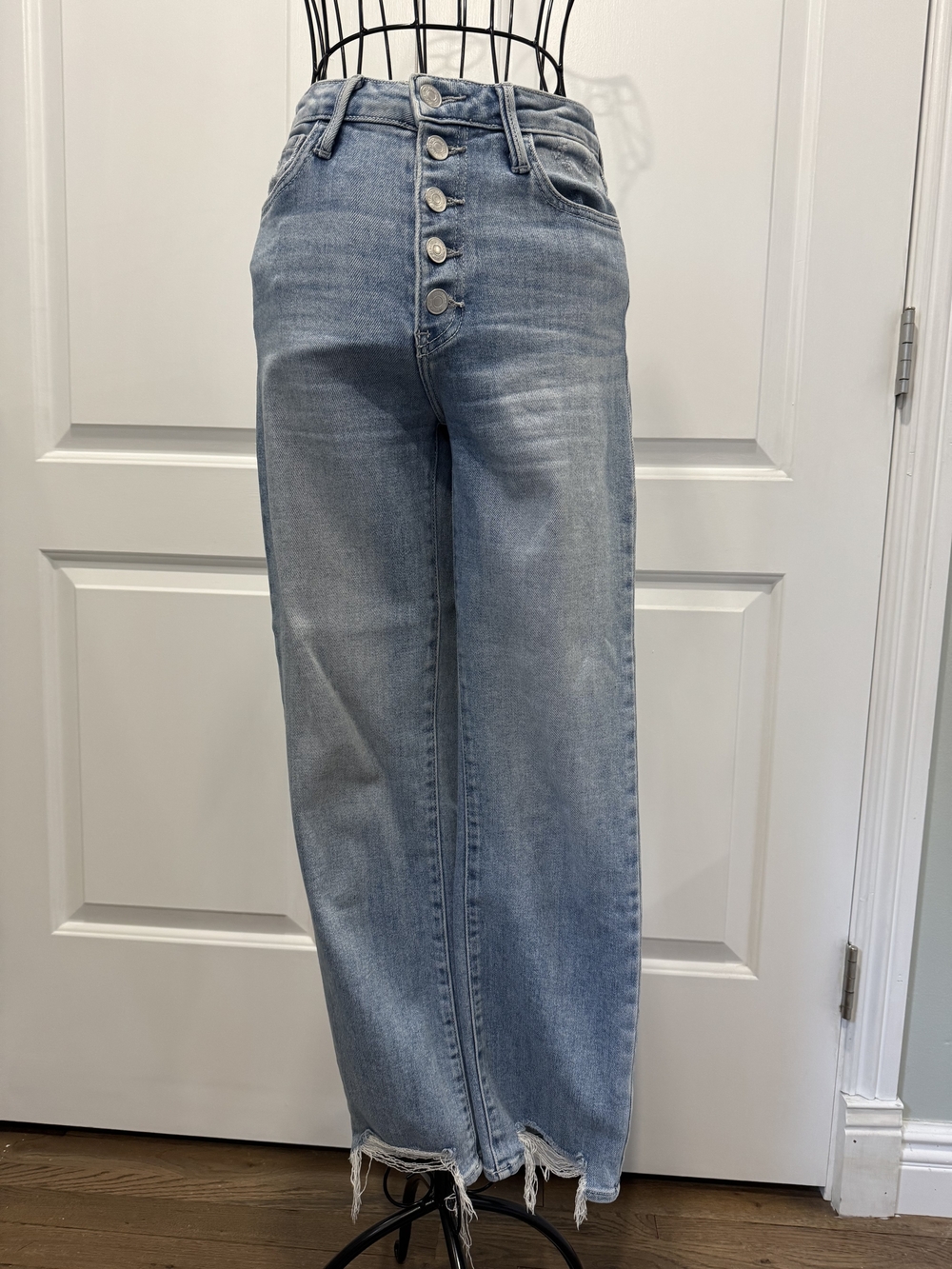 Just Black High-Rise Button Fly Jeans - Women